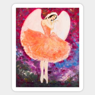 Angel Ballerina Sticker